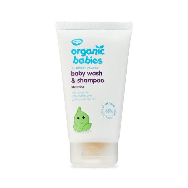 Green People Organic Babies Lavender Wash & Shampoo 150ml, imported from the UK