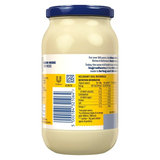 Hellmann's Real Mayonnaise 400g, UK version