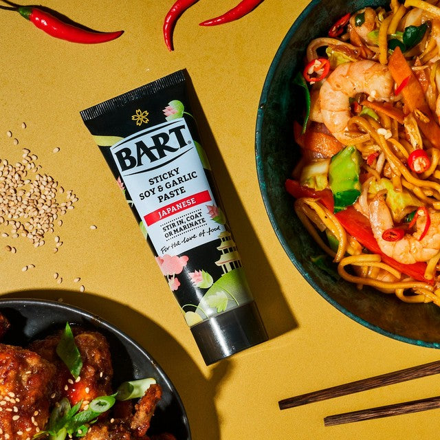 Bart Japanese Sticky Soy & Garlic Paste 80g - British product