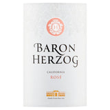 Baron Herzog rosé wine 75cl - British product