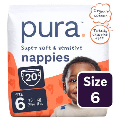 Pura Size 6 Disposable Nappies