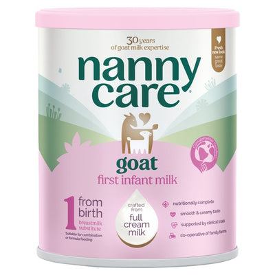 Lait infantile Nannycare au lait de chèvre, formule 1, 800g
