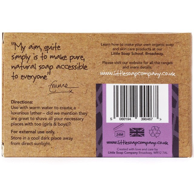 Little Soap Company lavender bar soap 110g, UK version