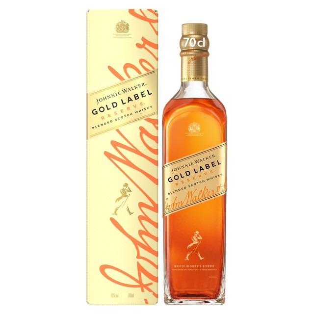 Johnnie Walker Gold Label Reserve Blended Scotch Whisky 70cl, UK version
