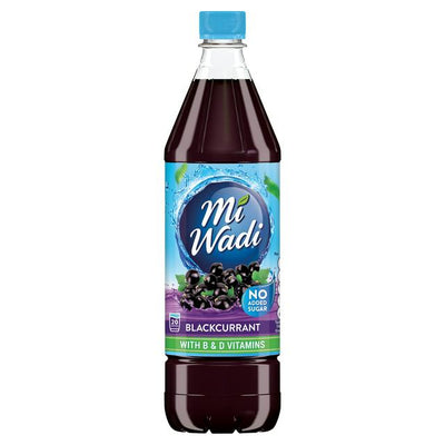 Sainsburys MiWadi Fruit Squash Blackcurrant NAS 1Ltr- Buy online at McGrocer
