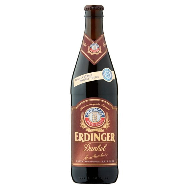 Erdinger Dunkel wheat beer 500ml - British product