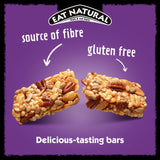 Eat Natural maple syrup pecan peanut bars 3 x 40g - British product