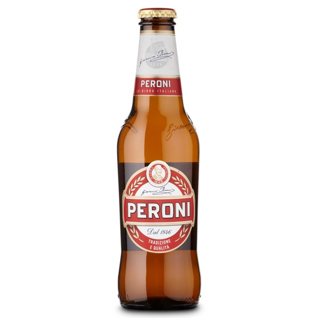 Peroni Red Lager beer bottles 24 x 330ml, imported from the UK