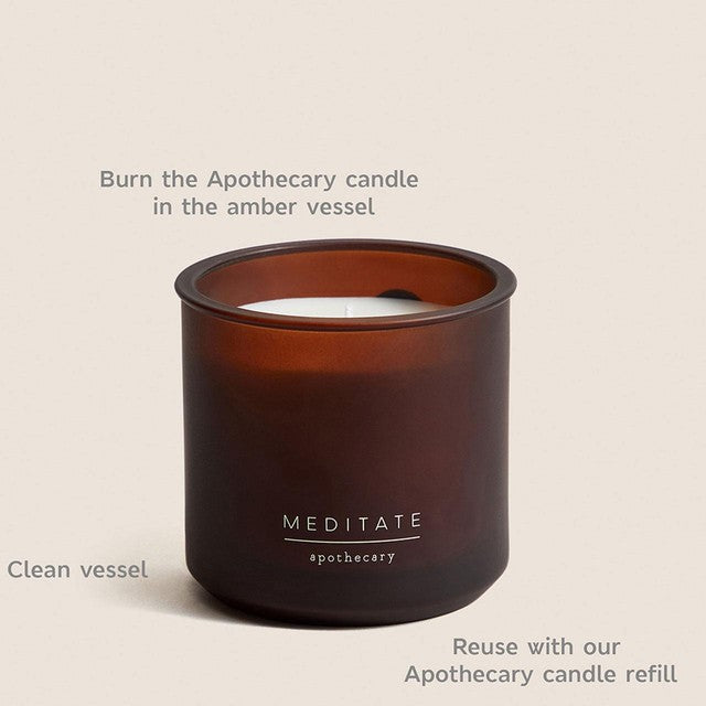M&S Meditate refillable candle, imported from the UK