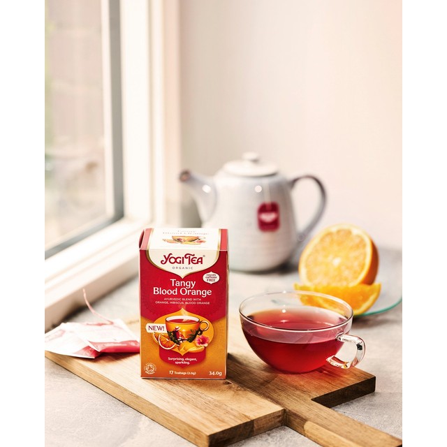 Yogi Tea Tangy Blood Orange Organic herbal tea (British brand)