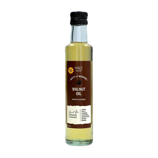 M&S Walnut Oil in a 250ml glass bottle (British brand)