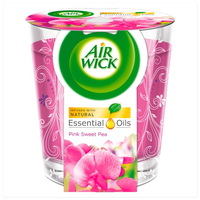 Airwick Pink Sweet Pea candle - British product