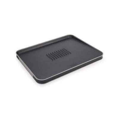 M&S Joseph Joseph Duo Multi-function Chopping Board - Black- Buy online at McGrocer