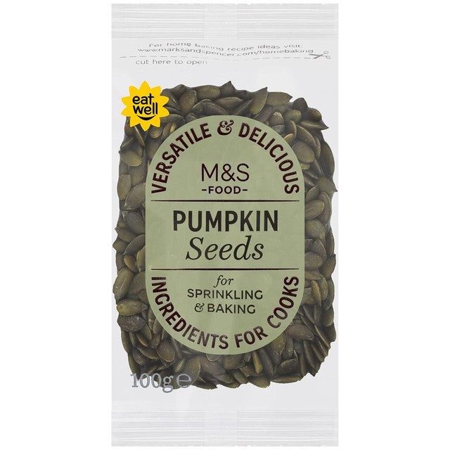 M&S pumpkin seeds for snacking and baking, imported from the UK