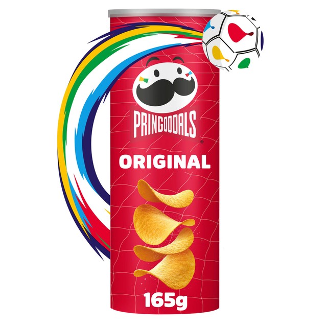 Pringles Original flavour sharing crisps tube, UK version