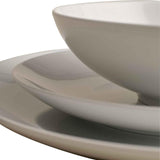 M&S Maxim Coupe white ceramic dinner set 12-piece, imported from the UK