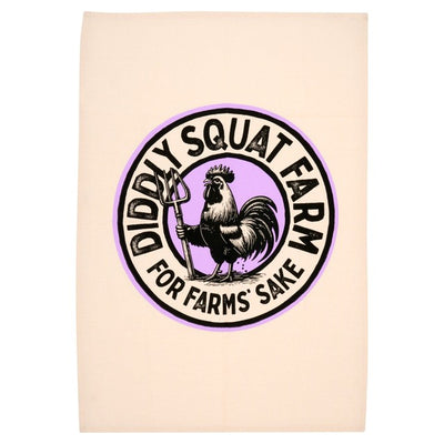 M&S Diddly Squat Farm Cockerel Tea Towel 75cm x 47.5cm- Buy online at McGrocer