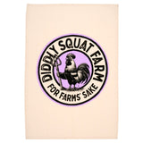 Diddly Squat Farm cockerel tea towel 75x47.5cm, imported from the UK