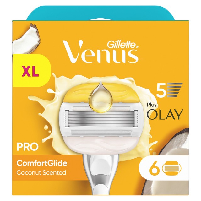 Gillette Venus & Olay razor blades 6 blades - British product