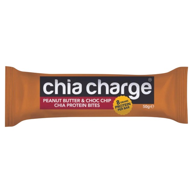 The Chia Charge Peanut Butter & Choc Chip Protein Bites 50g - British product