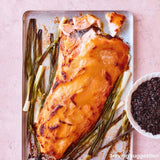 Ocado Salmon Side Skin On Boneless 1kg, imported from the UK