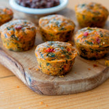 Higgidy slow-roasted tomato, basil & pine nut mini muffins 130g, UK version