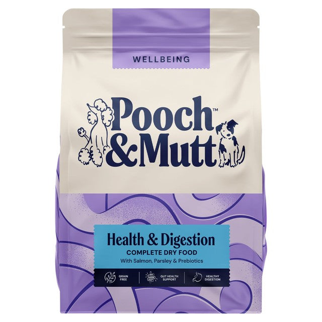 Pooch & Mutt health & digestion dry dog food 2kg, imported from the UK