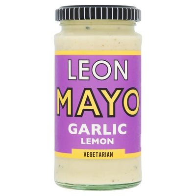 Sainsburys LEON Mayo Garlic Lemon 240ml- Buy online at McGrocer