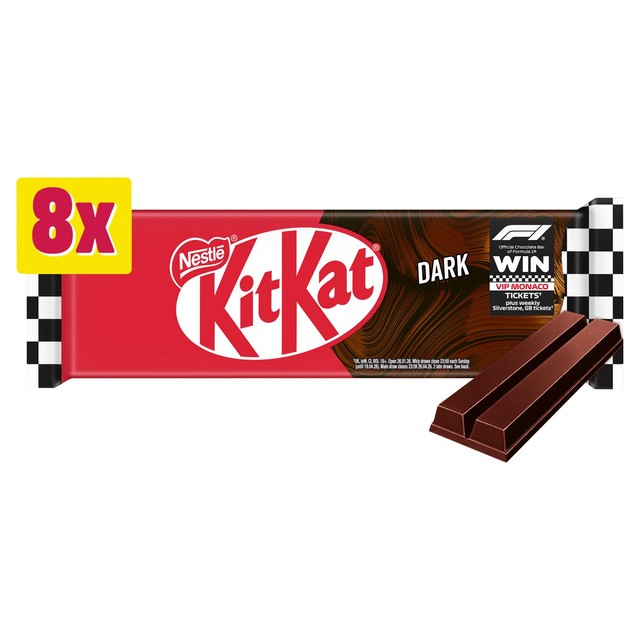 KitKat dark chocolate biscuit bar multipack, UK version