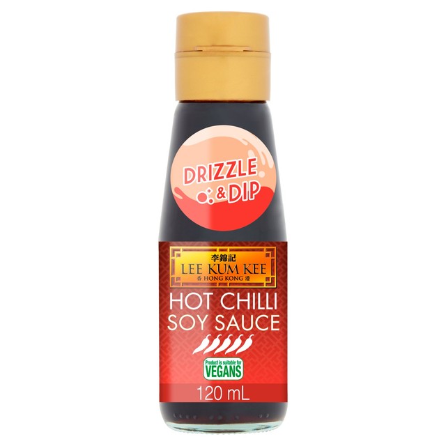 Lee Kum Kee Hot Chilli Soy Sauce 120ml, imported from the UK