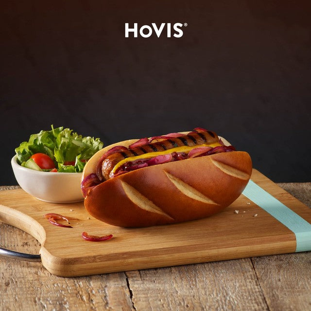 Hovis premium hot dog rolls 4 pack (British brand)