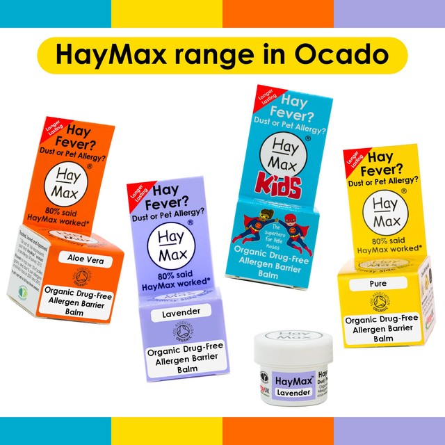 Haymax lavender organic allergy barrier balm 5ml, UK version