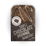 Homemade Brownie Co. triple chocolate brownie traybake 340g, UK version