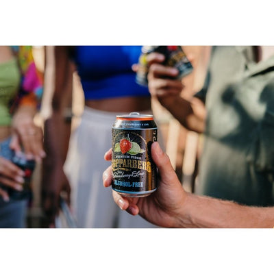 علب سيدر Kopparberg خالٍ من الكحول بنكهة الفراولة والليمون 10 × 330 مل