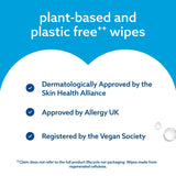 WaterWipes newborn baby wipes 3-pack multipack (British brand)