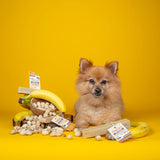 Yakers peanut butter and banana medium dog chew, imported from the UK