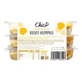 ChicP Velvet hummus snack pack with corn chips 153g - British product