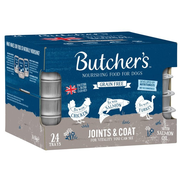 Butcher's dog food trays mixed flavours 24 x 150g - British product