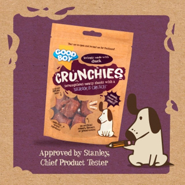 Good Boy Crunchies Duck dog treats 60g, UK version