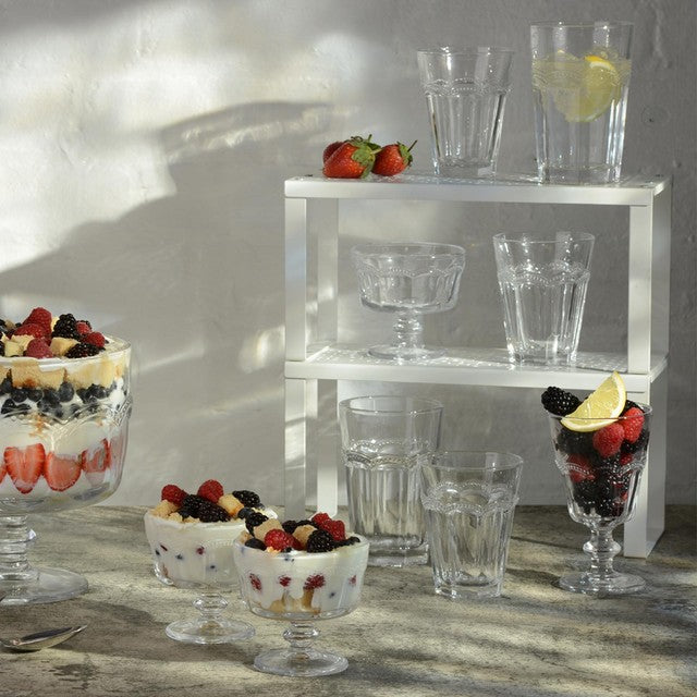 DRH Collection Pearl Ridge Mini Trifle Bowls 25cl, imported from the UK