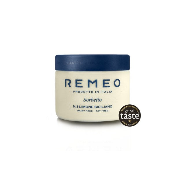 Remeo Limone Siciliano Sorbet 462ml, imported from the UK
