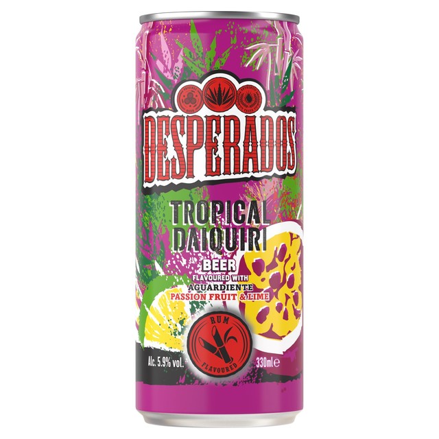Desperados Tropical Daiquiri cocktail can 330ml, imported from the UK