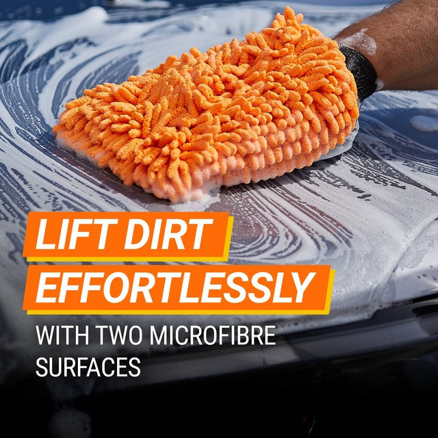 Armor All 2 in 1 Microfibre Noodle Car Wash Mitt - British product