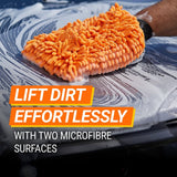 Armor All 2 in 1 Microfibre Noodle Car Wash Mitt - British product