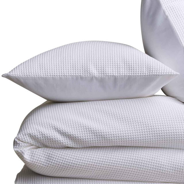 M&S washed cotton waffle bedding set linen king size, imported from the UK