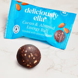 Deliciously Ella cacao and almond energy ball 40g - British product