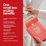 The Lab Co. non-bio laundry detergent sheets with energising scent for 64 loads (British brand)