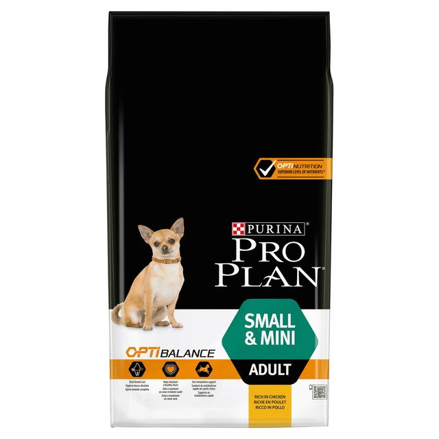 Pro Plan small breed dry dog food chicken and rice, UK version