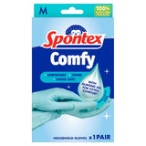 Spontex Soft Hands Rubber Gloves M/L With Almond Oil, UK version