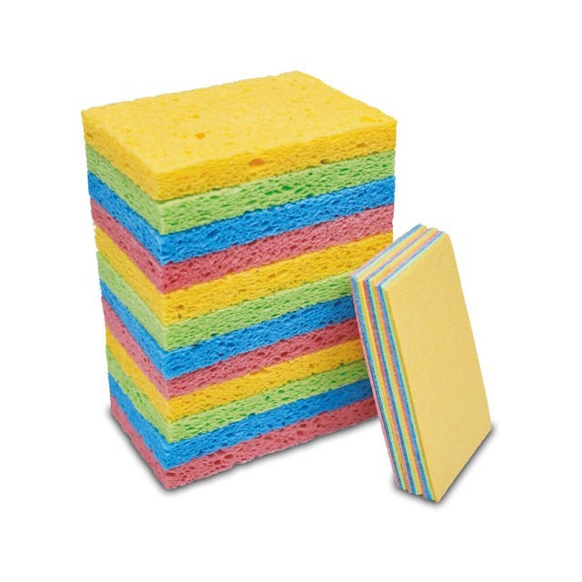 Fairy Eco Compostable Compressed Dish Cleaning Sponges 12 Pack - British product